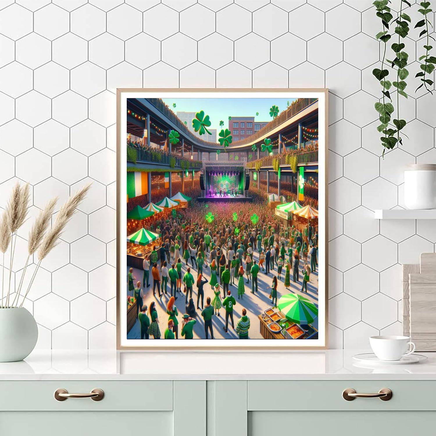 Shamrockfest - United States Paint By Numbers Art