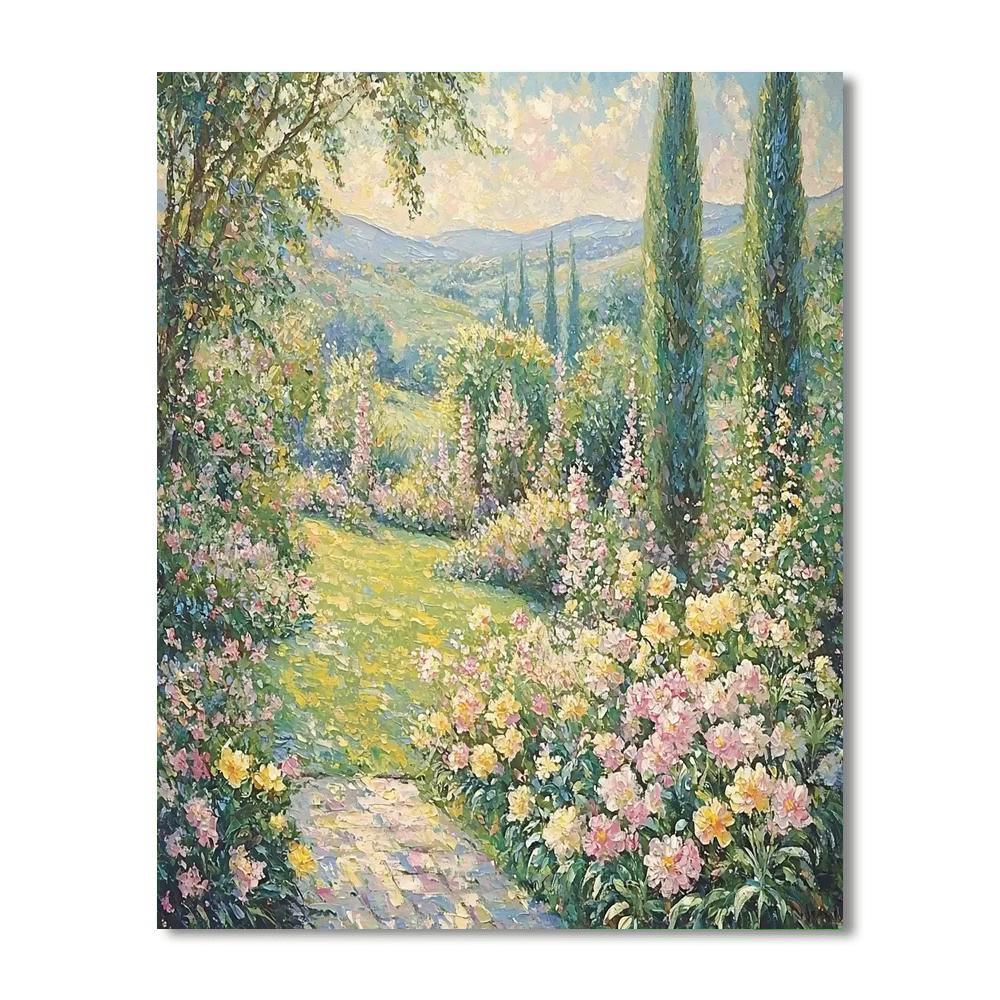 Claude Monet Inspired Gardens Of Serenity  Paint By Numbers Kits