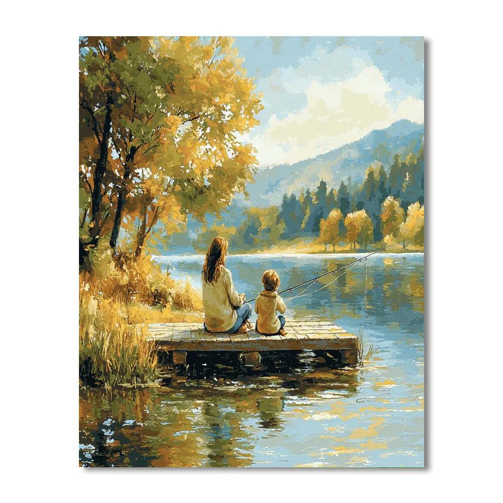 Fishing Buddies Paint By Number