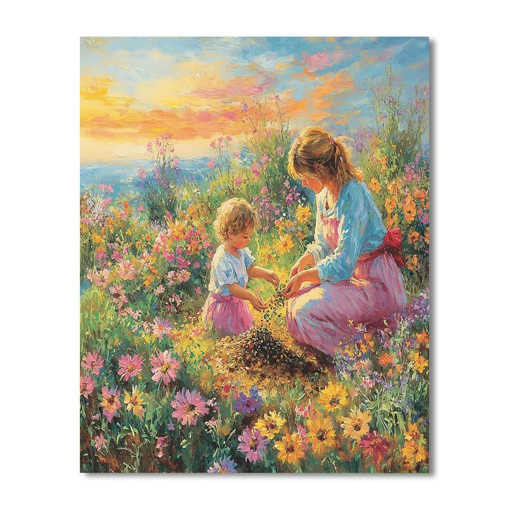 A Mother’s Garden Of Love Paint By Numbers Art
