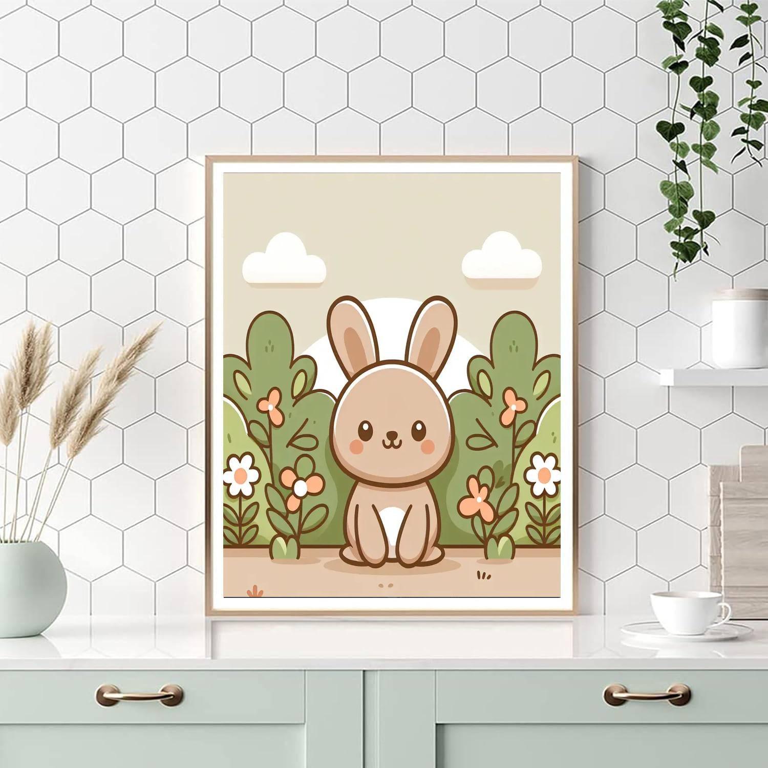 Curious Rabbit Numbered Painting Kits