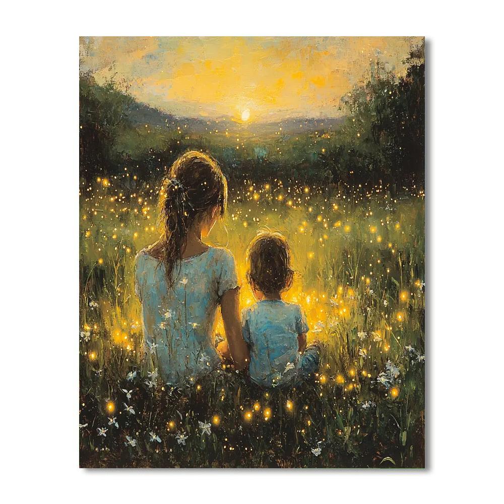 A Magical Evening Together Paint By Color