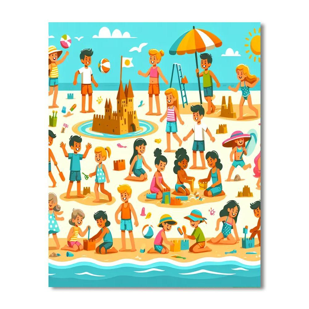 Beachside Bonanza Paint By Numbers Kits