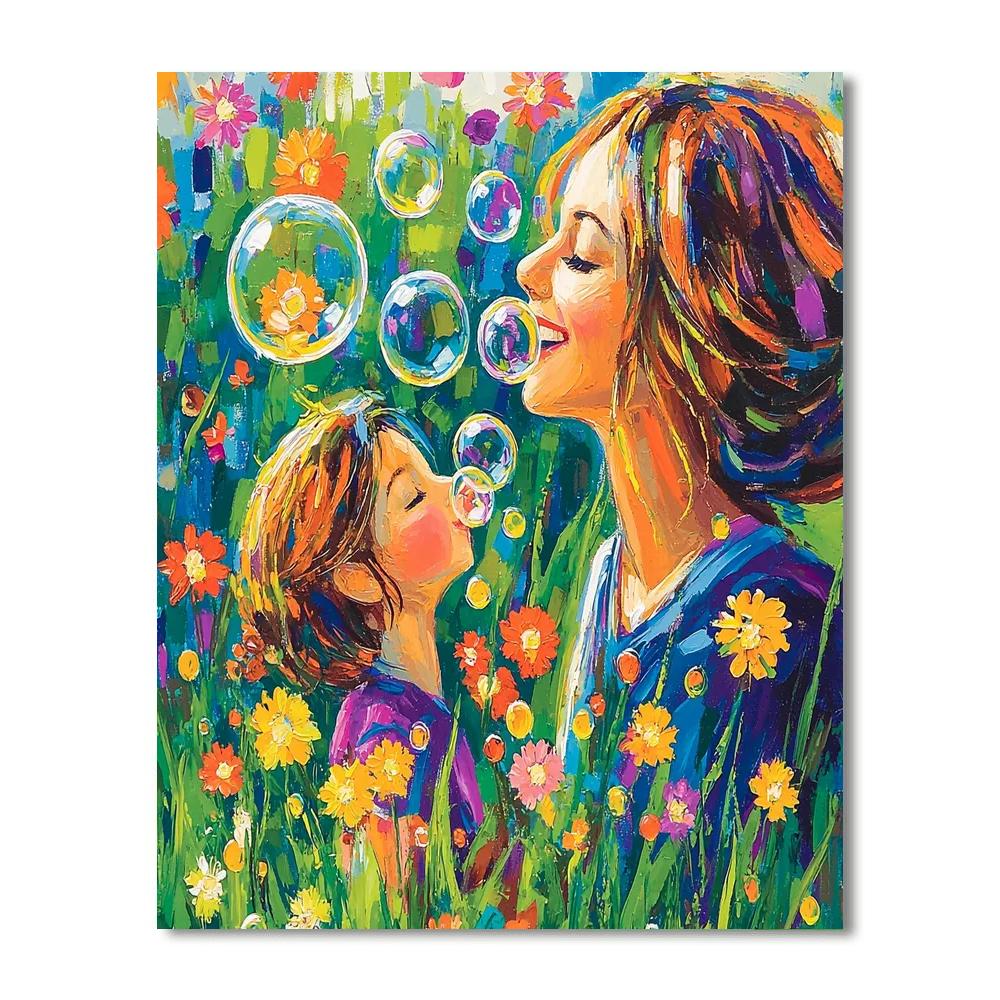 Joyful Bubble Fun Numbered Painting Kits