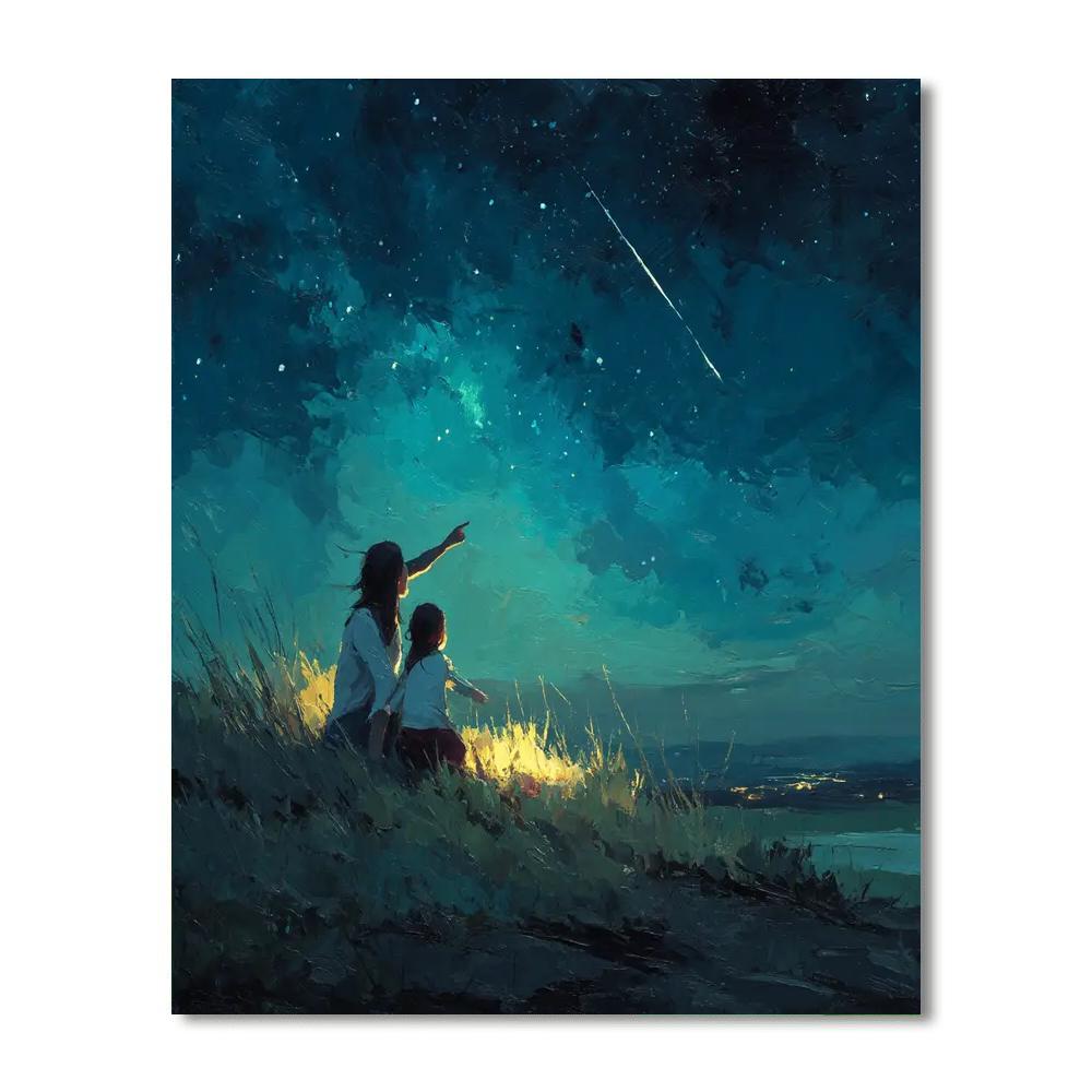 Wishes Under The Stars Paint By Color