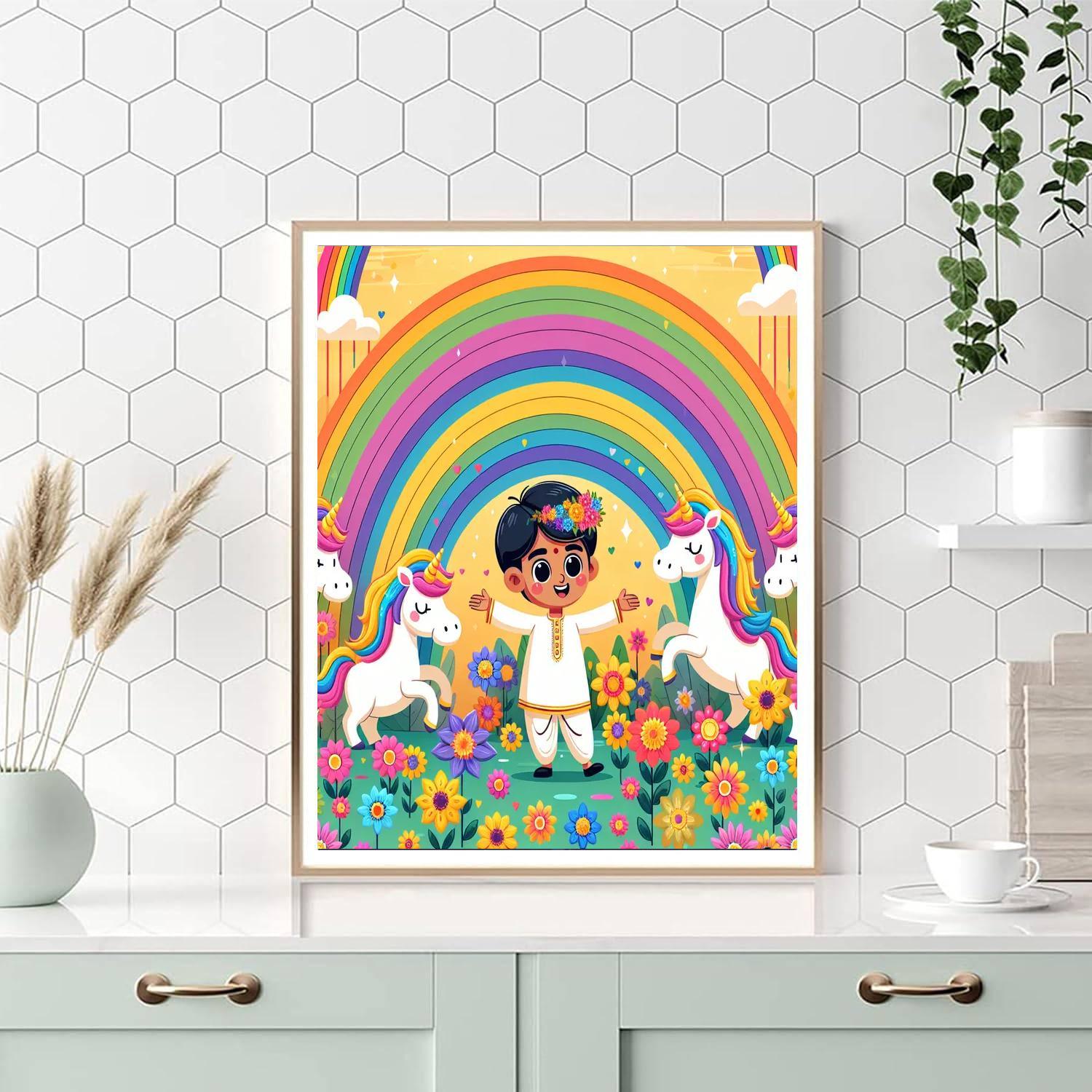 Unicorn Magic Land Paint By Number