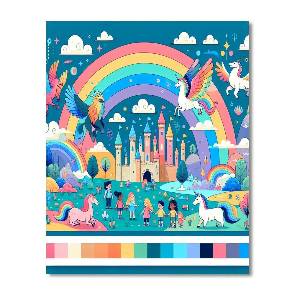 Enchanted Kingdom Exploration Paint By Numbers