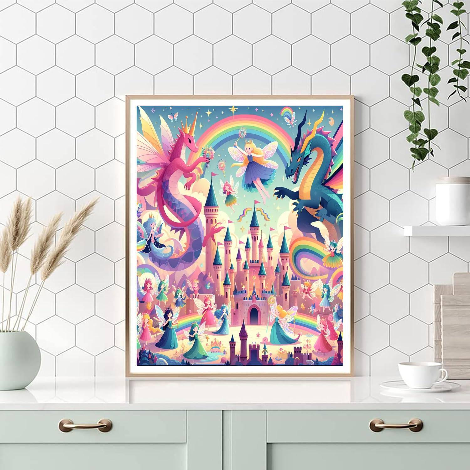 Mystical Kingdom Celebration Painting By Numbers Kit