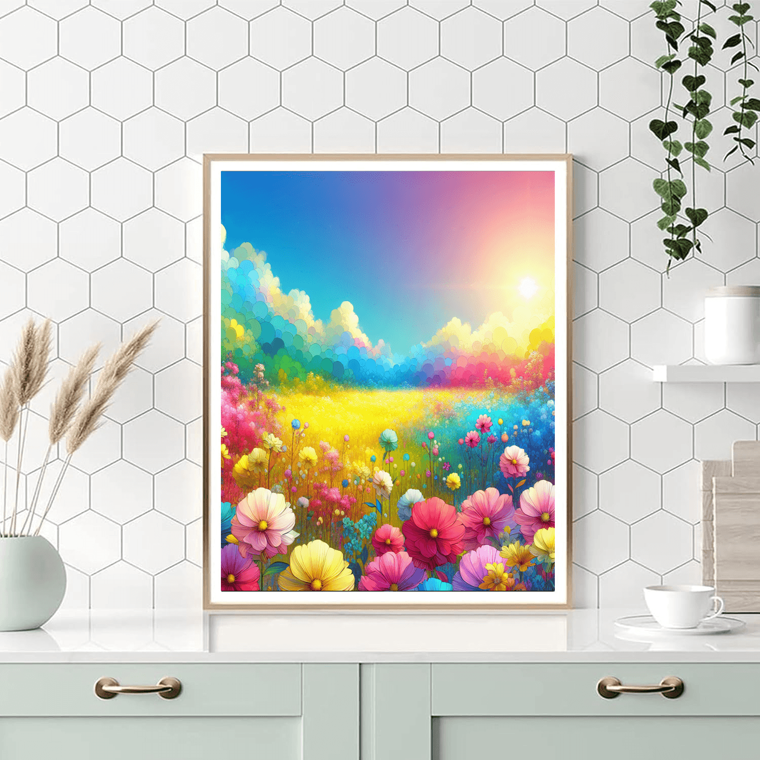 Dazzling Spring Blooms Painting By Numbers Kit