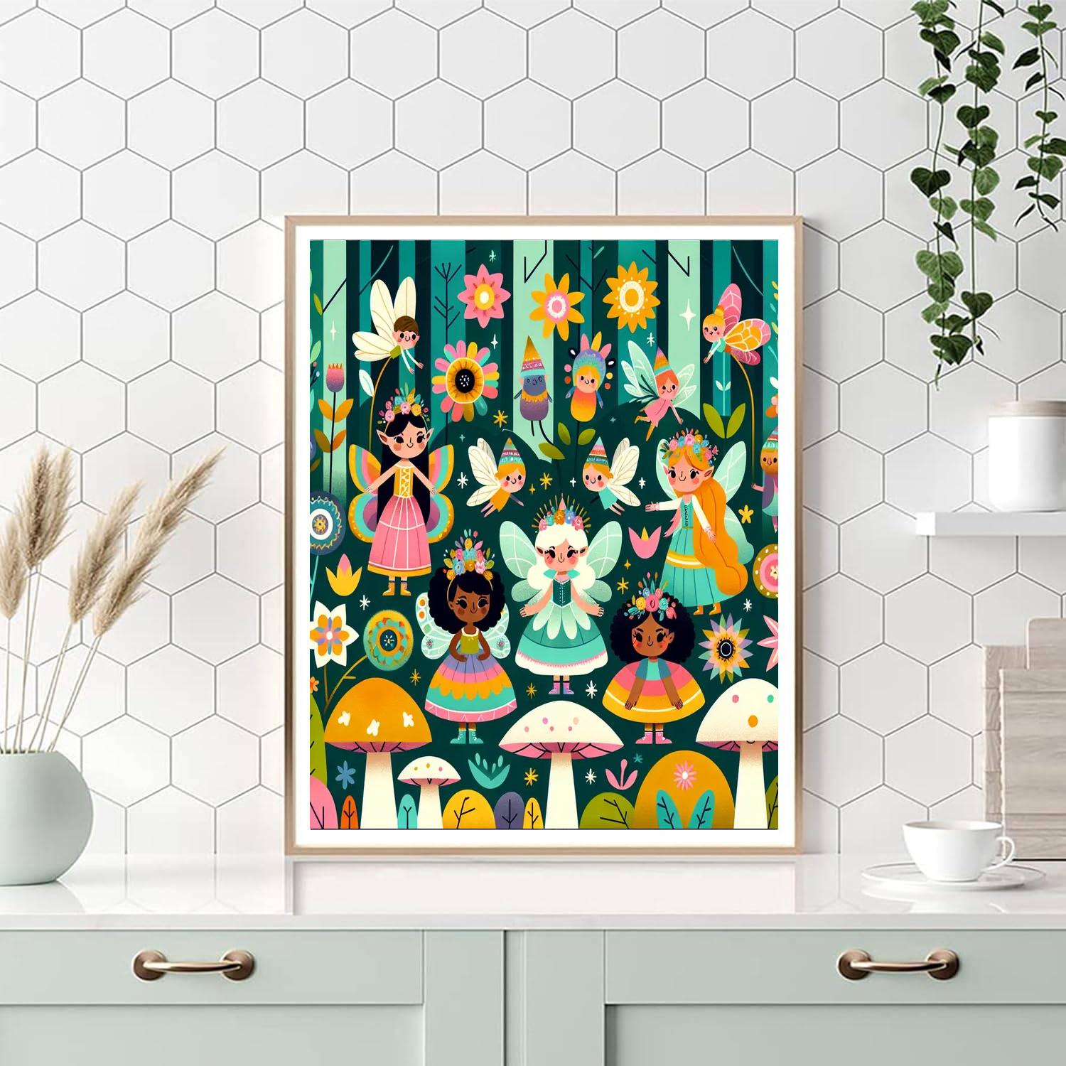 Mystic Fairy Land Paint By Numbers