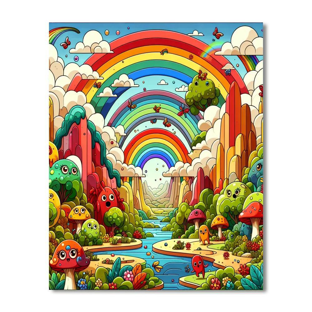 Rainbow's End Adventure Numbered Painting Kits