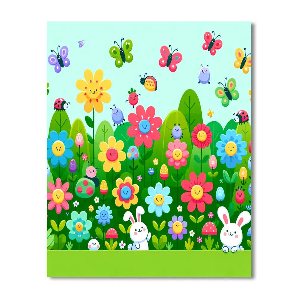 Adventure In A Magical Garden Numbered Painting Kits