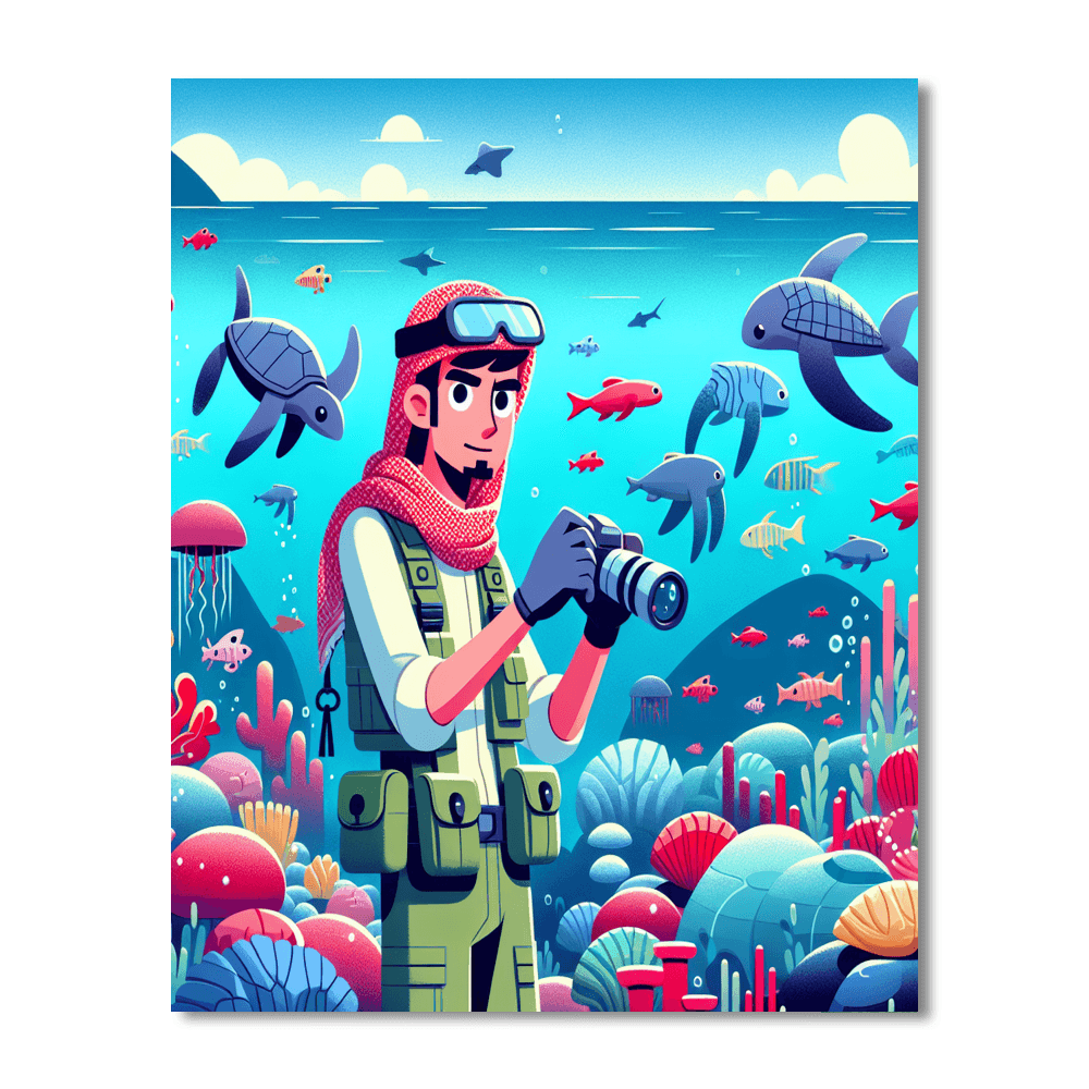 Deep Sea Expedition Paint By Number