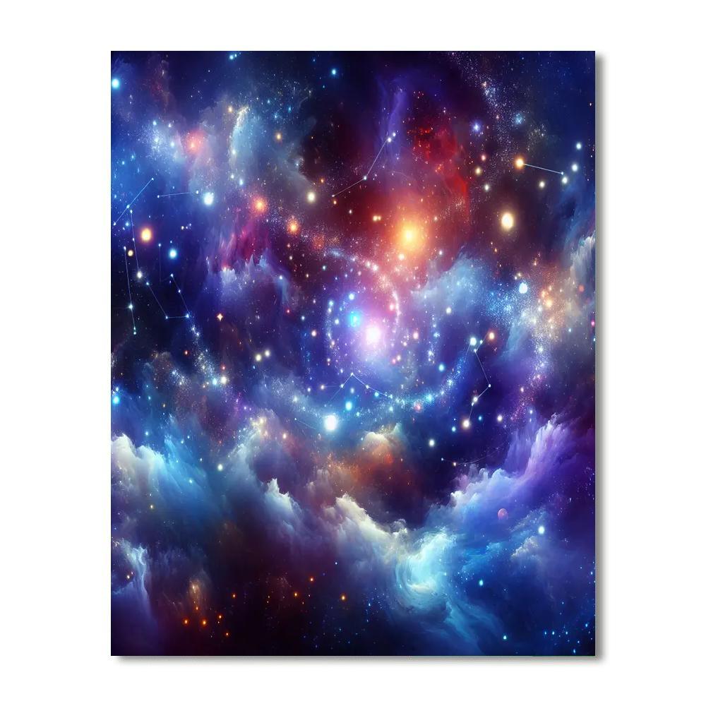Magical Night Sky Exploration Numbered Painting Kits