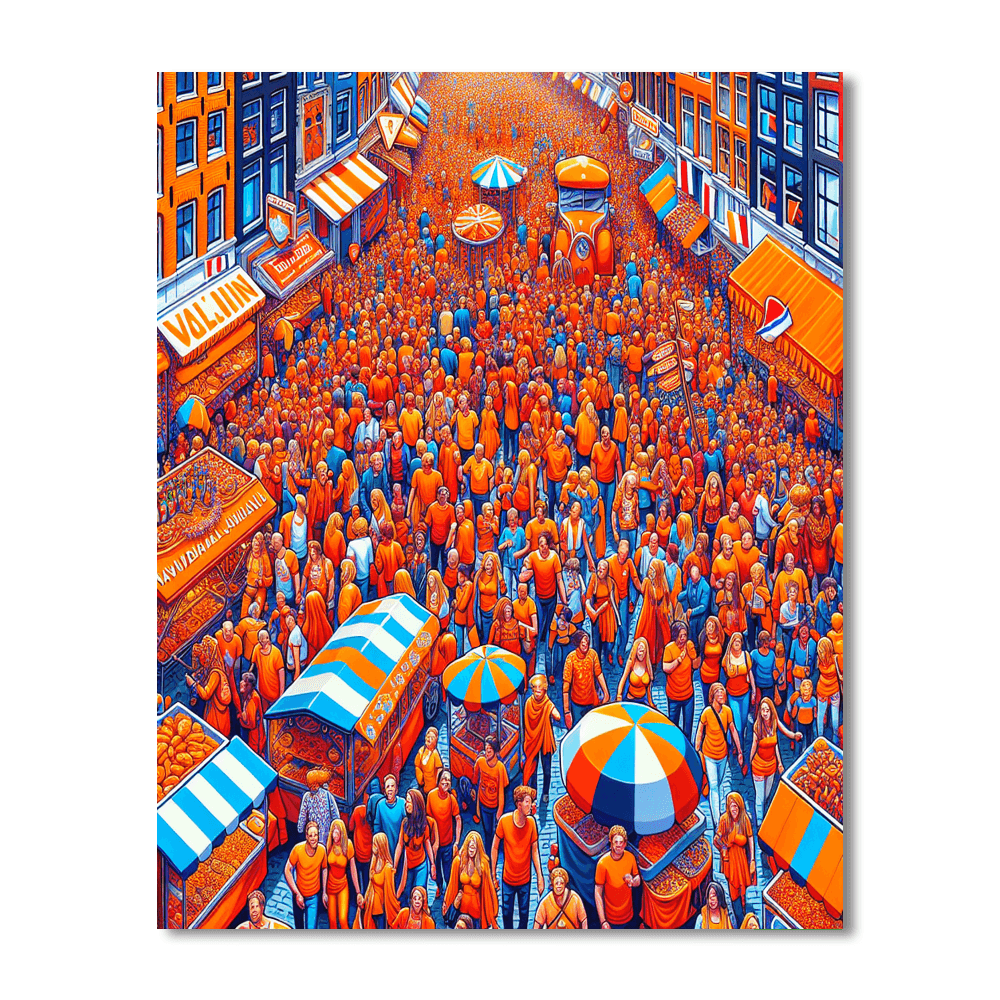 Kings Day - Netherlands Paint By Number