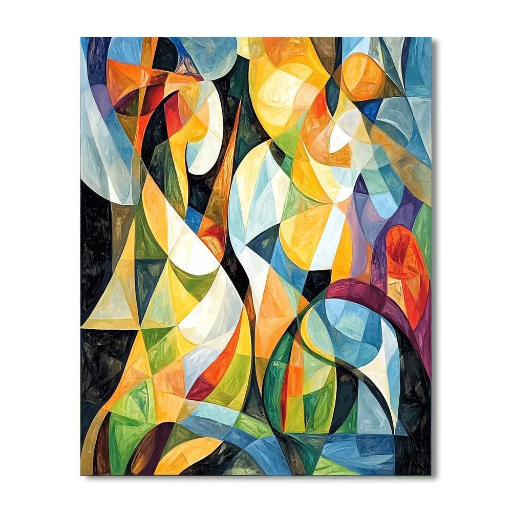 Pablo Picasso Inspired Sculpted In Light  Numbered Painting Kits