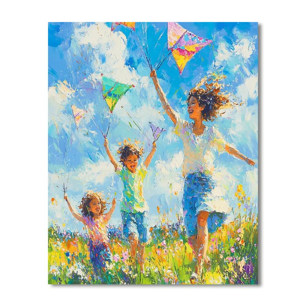 Hearts In The Park Paint By Color
