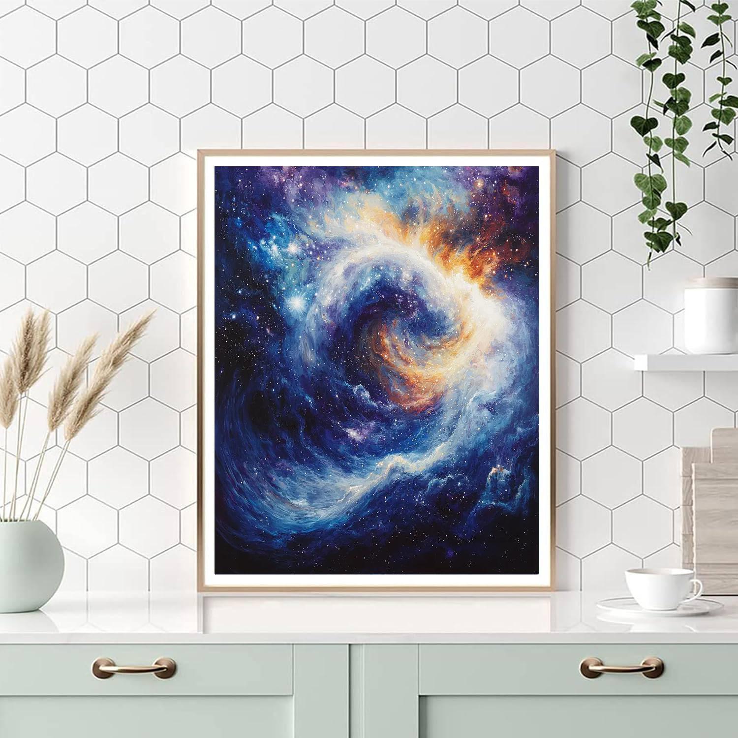Michelangelo Inspired Wonders Of The Cosmos  Paint By Color