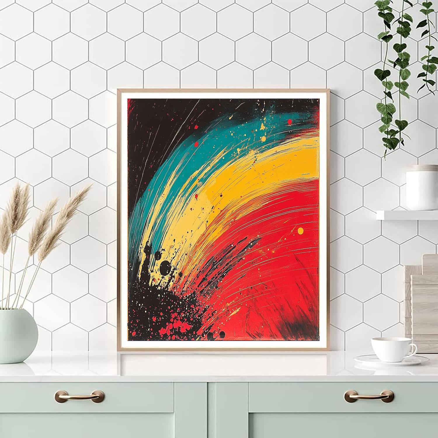 Max Ernst Inspired Embers Of Creation  Painting By Numbers Kit