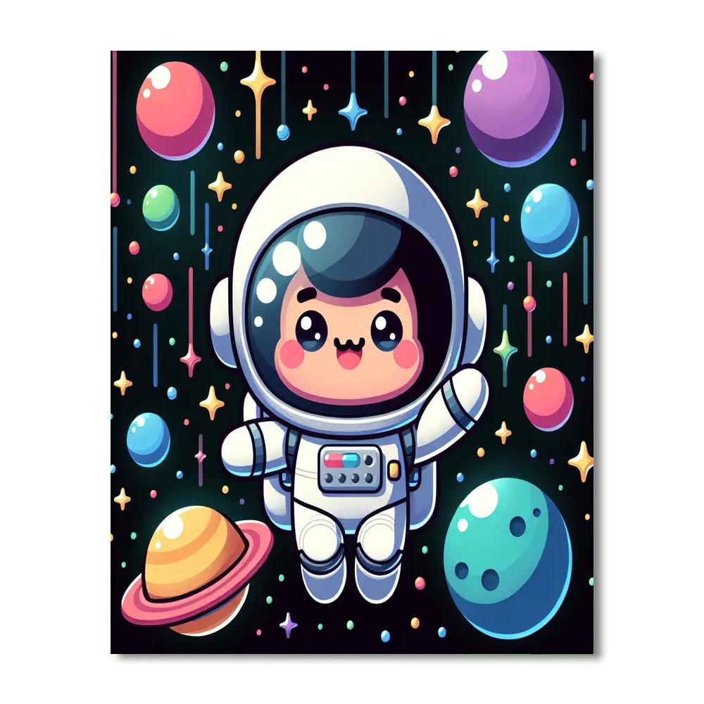 Space Adventurer Paint By Color