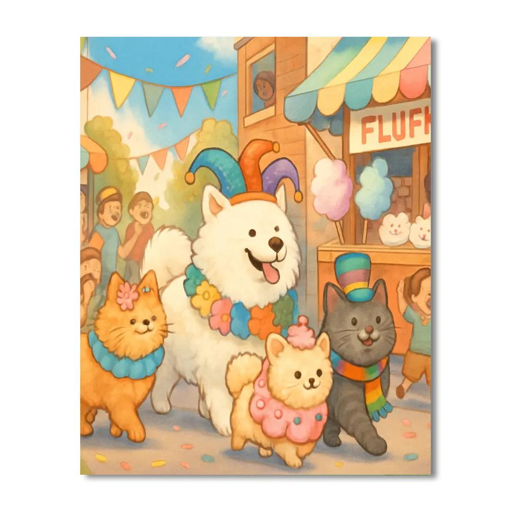 Tampere Fluff Festival DIY Paint By Numbers