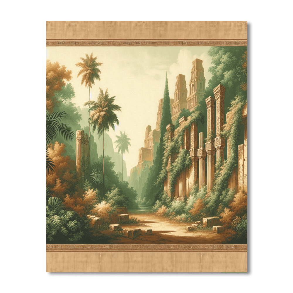 Exploring Ancient Ruins Painting Number Kit