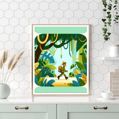 Jungle Adventures Numbered Painting Kits