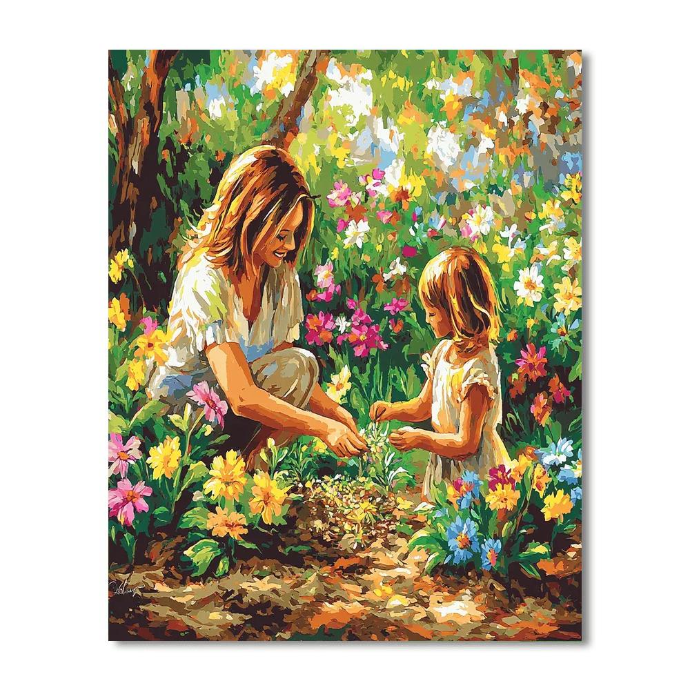 Mother's Garden Symphony Numbered Painting Kits