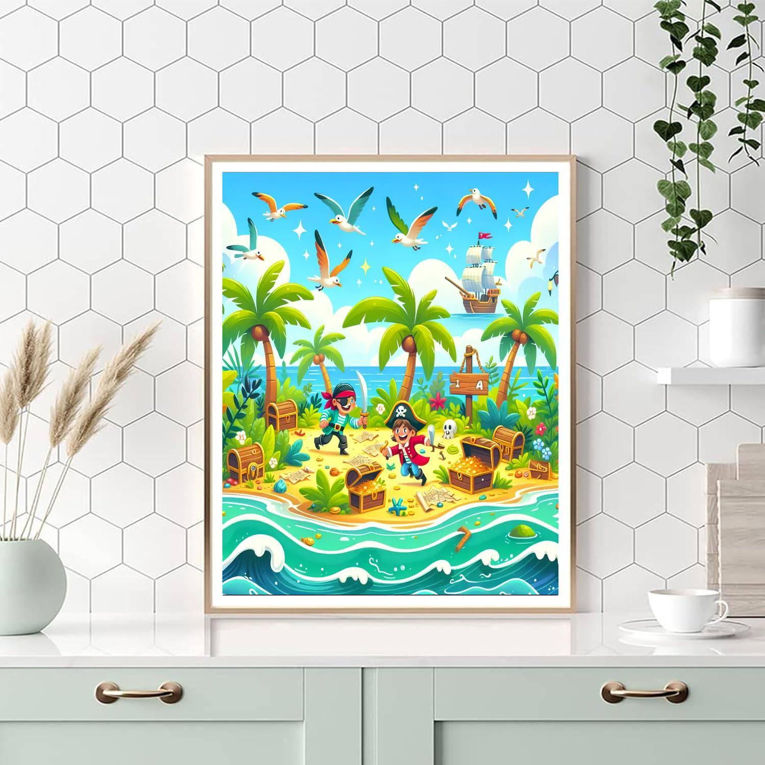 Treasure Island Explorers Paint By Number