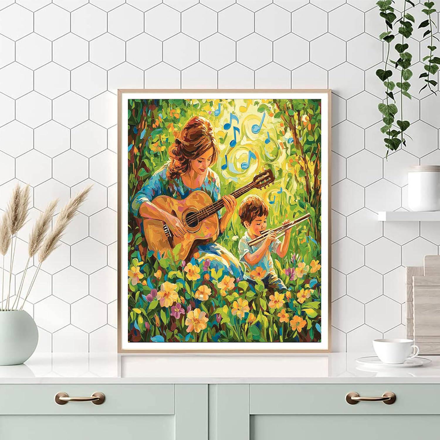 Mom's Sweet Serenade Painting Number Kit