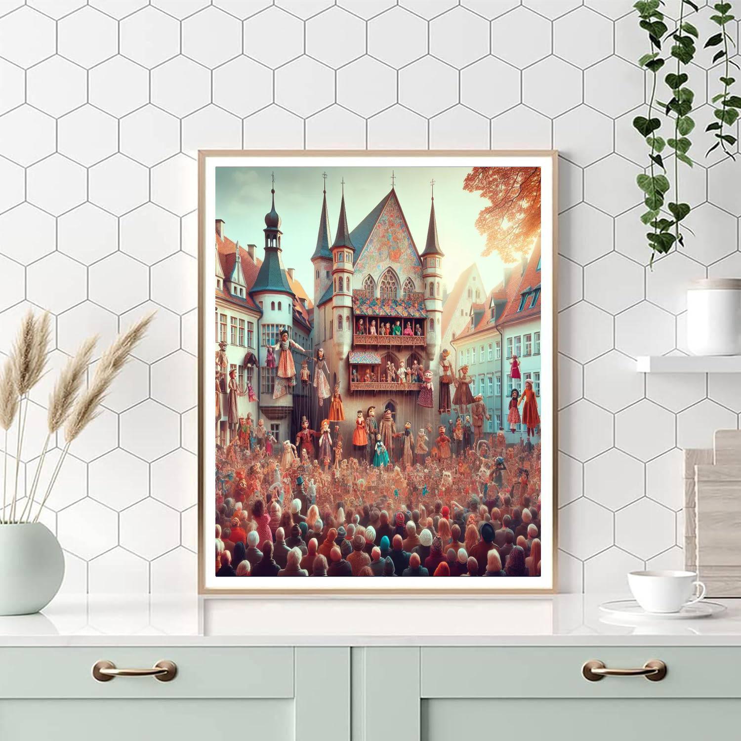 International Festival Of Puppet Theatre - Czech Republic Numbered Painting Kits