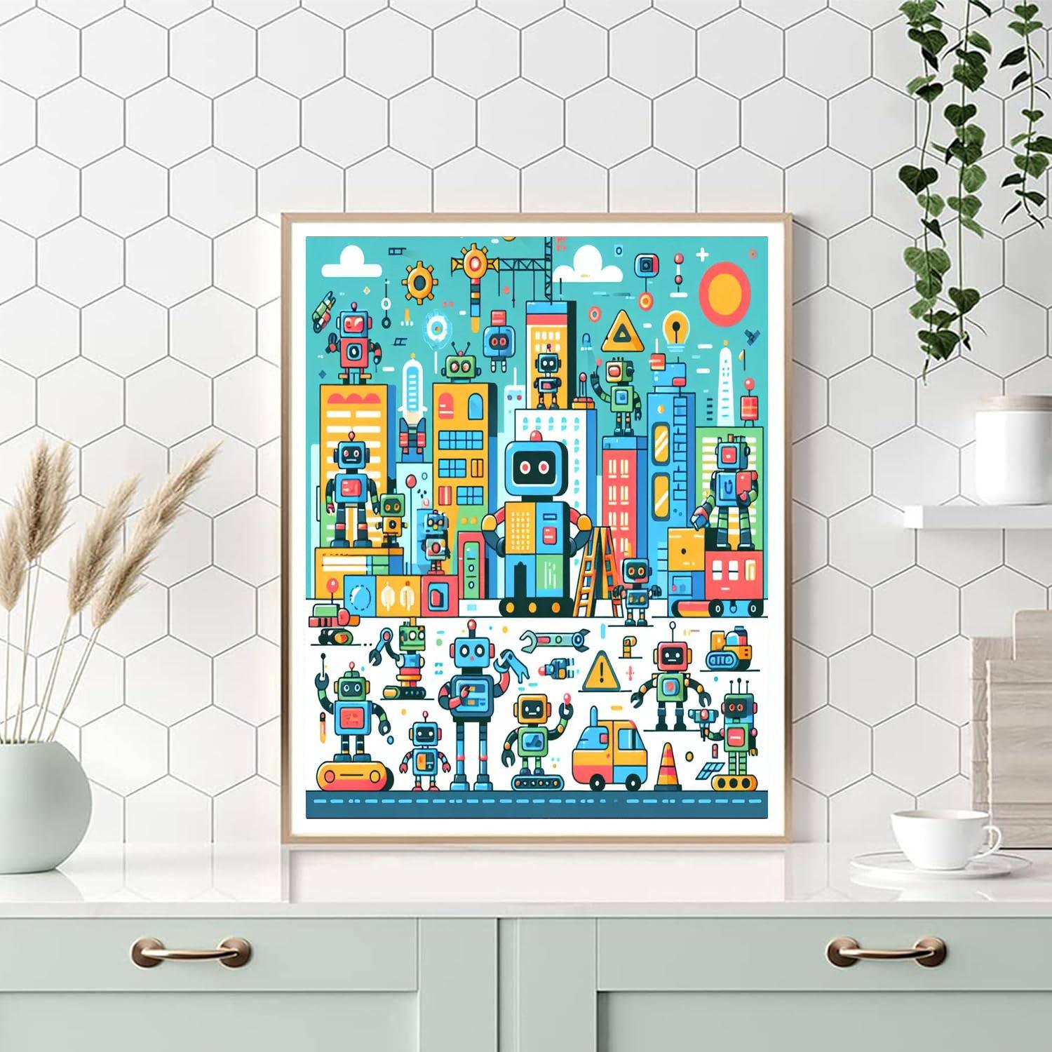 Robotic Realm DIY Paint By Numbers