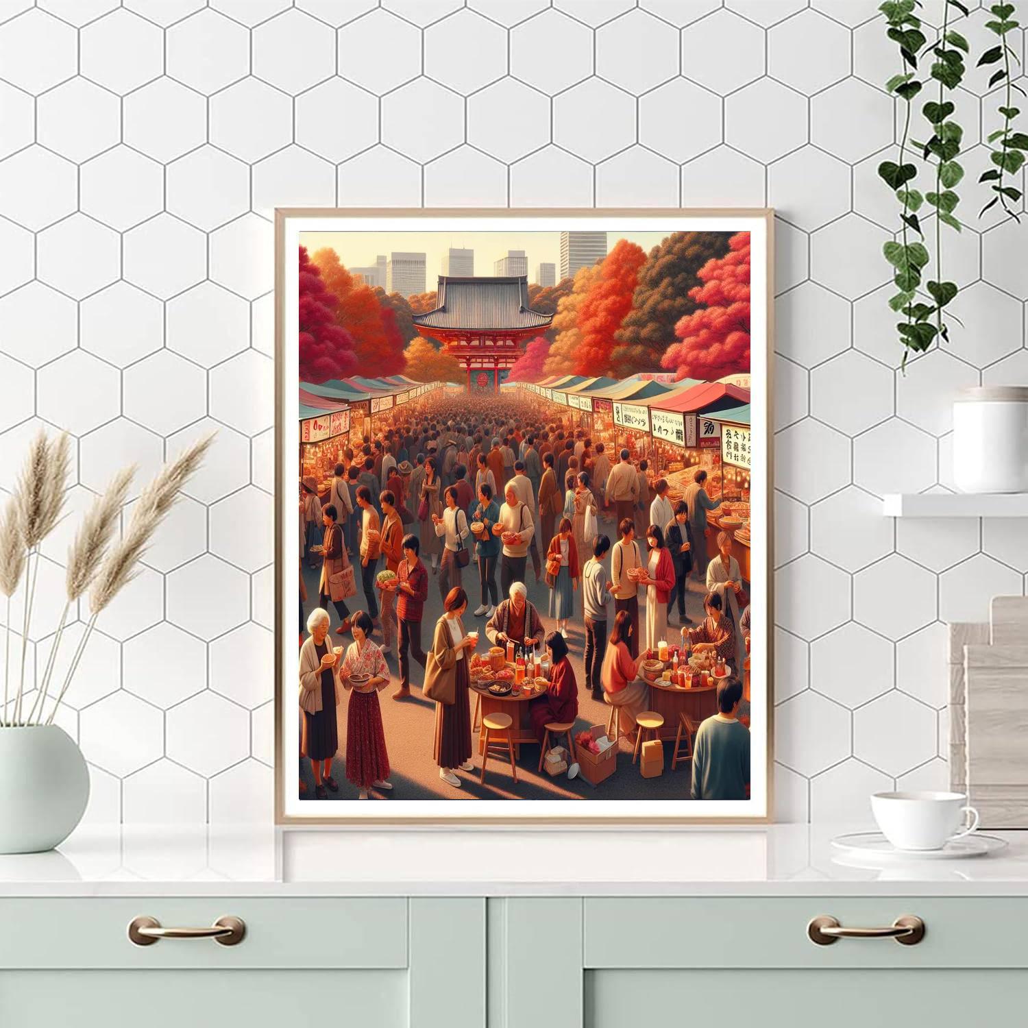 Sapporo Autumn Fest - Japan DIY Paint By Numbers