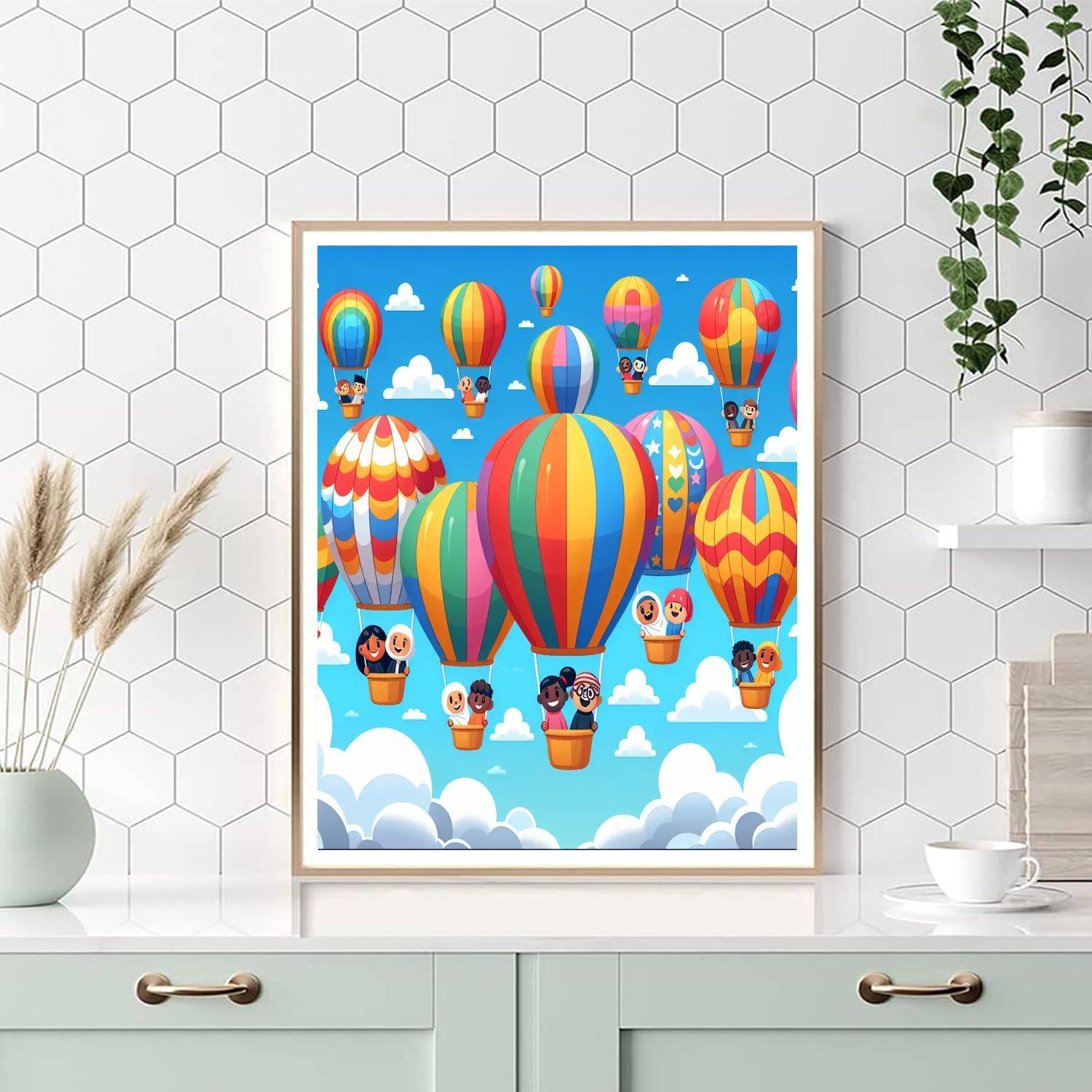 The Great Balloon Adventure Paint By Color