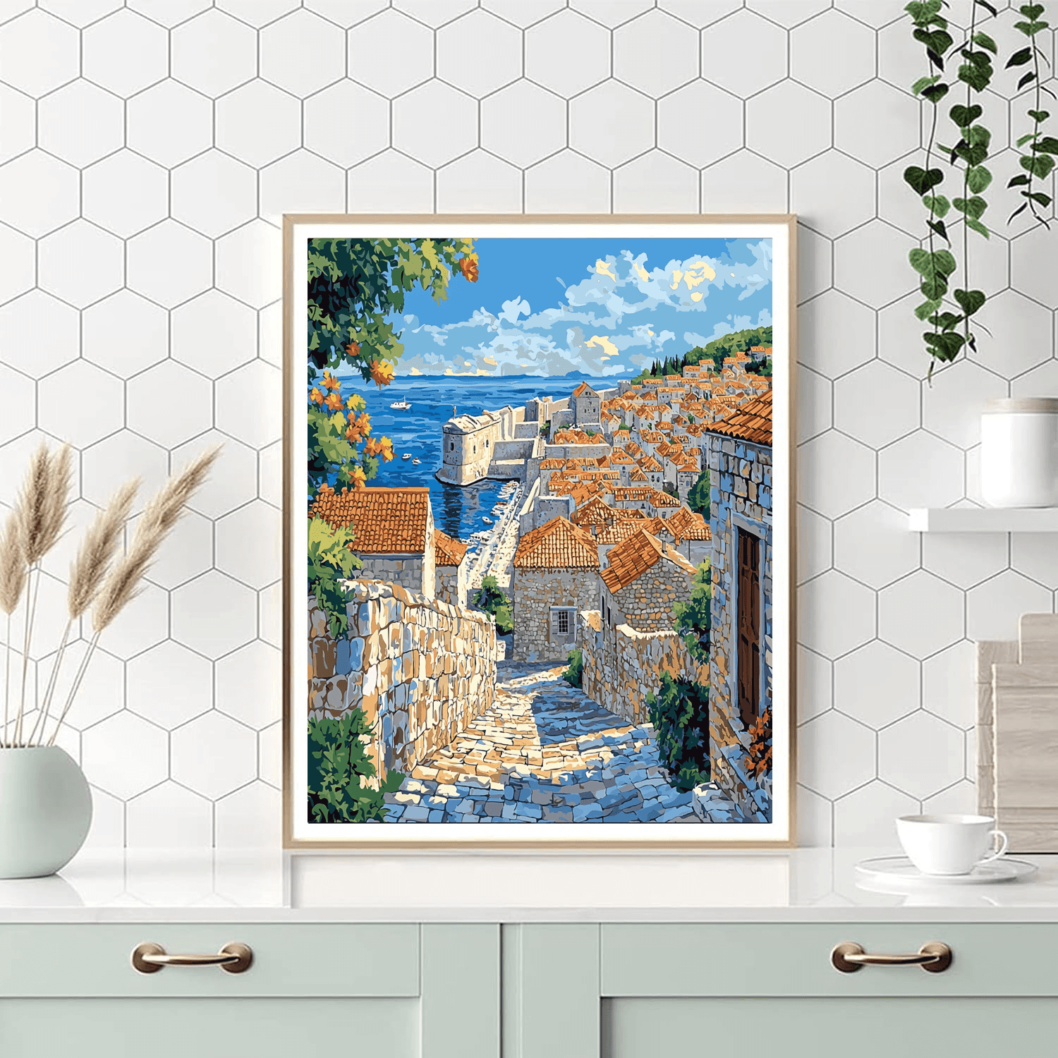 Dubrovnik's Old Town - Croatia Paint By Numbers Kits