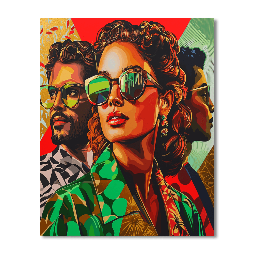 Kehinde Wiley Inspired Inspiring Historical Icons  DIY Paint By Numbers