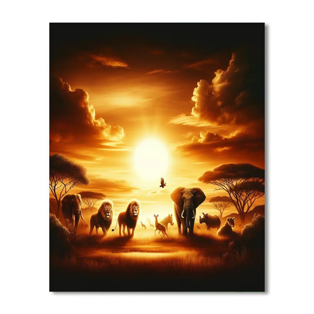 Savannah Majesty Paint By Color