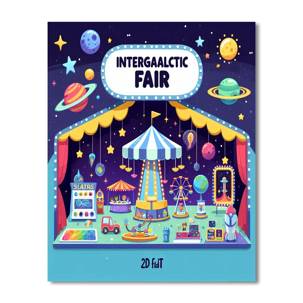 Galactic Fair Paint By Number