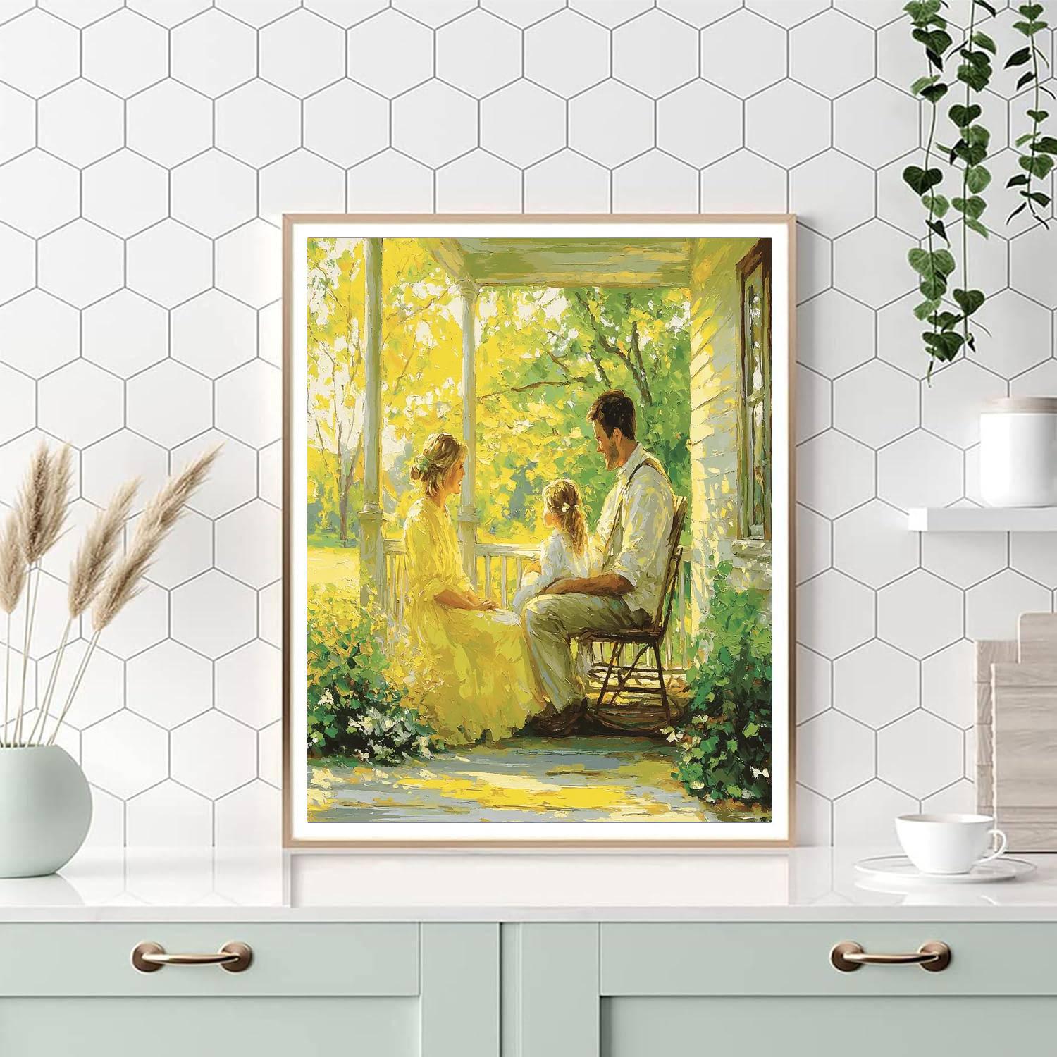 Mom's Favorite Place Painting Number Kit