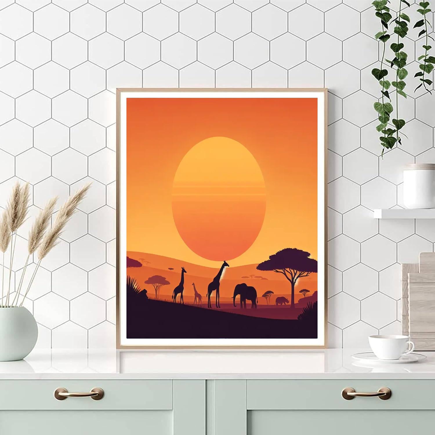 Savannah Sunset Paint By Numbers