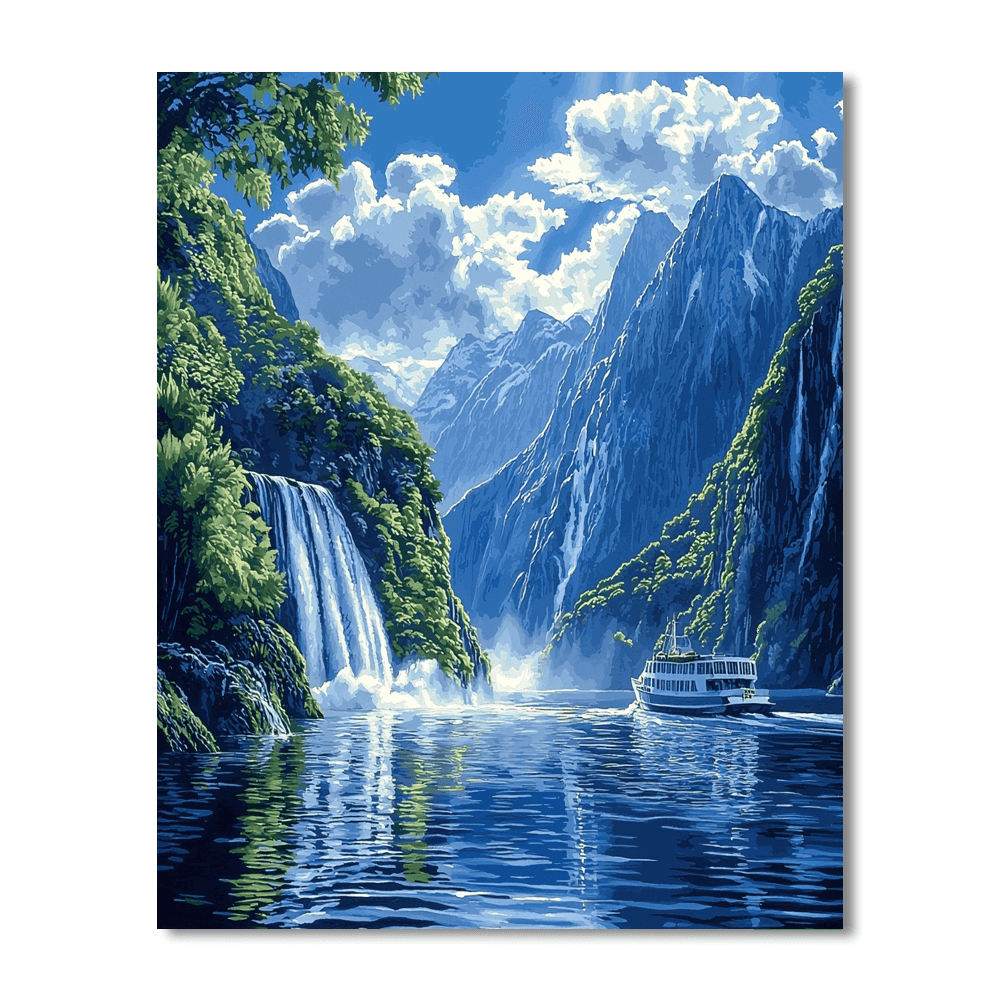 Fiordland National Park - New Zealand Paint By Numbers