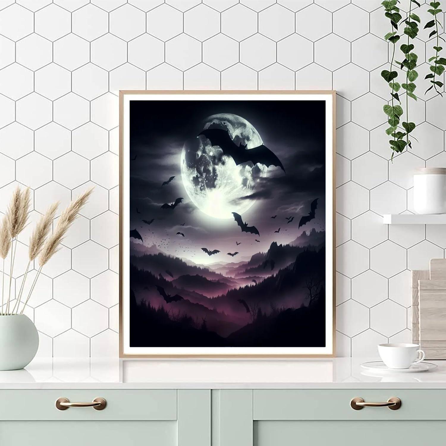 Halloween Nightscape Paint By Numbers