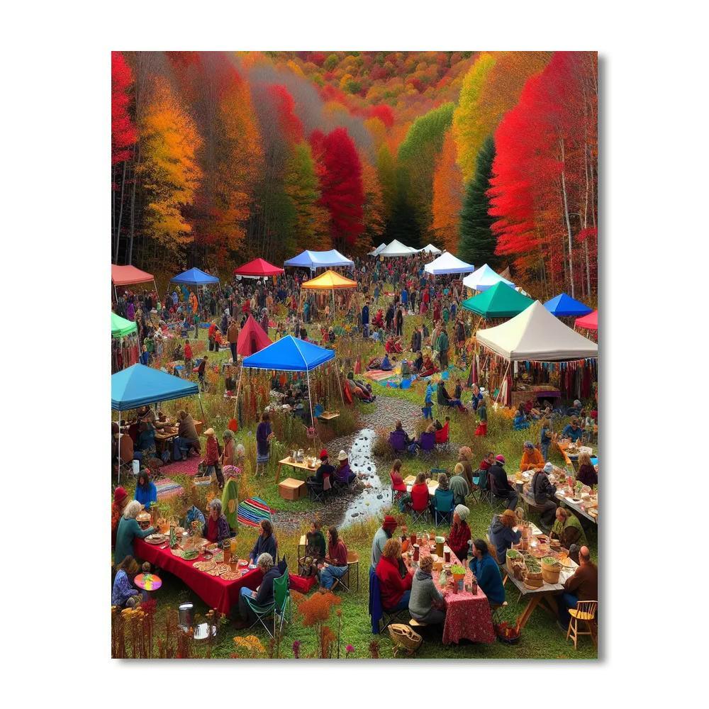 Wilderness Trail Festival - Montpelier, Vermont, Usa Paint By Numbers Art