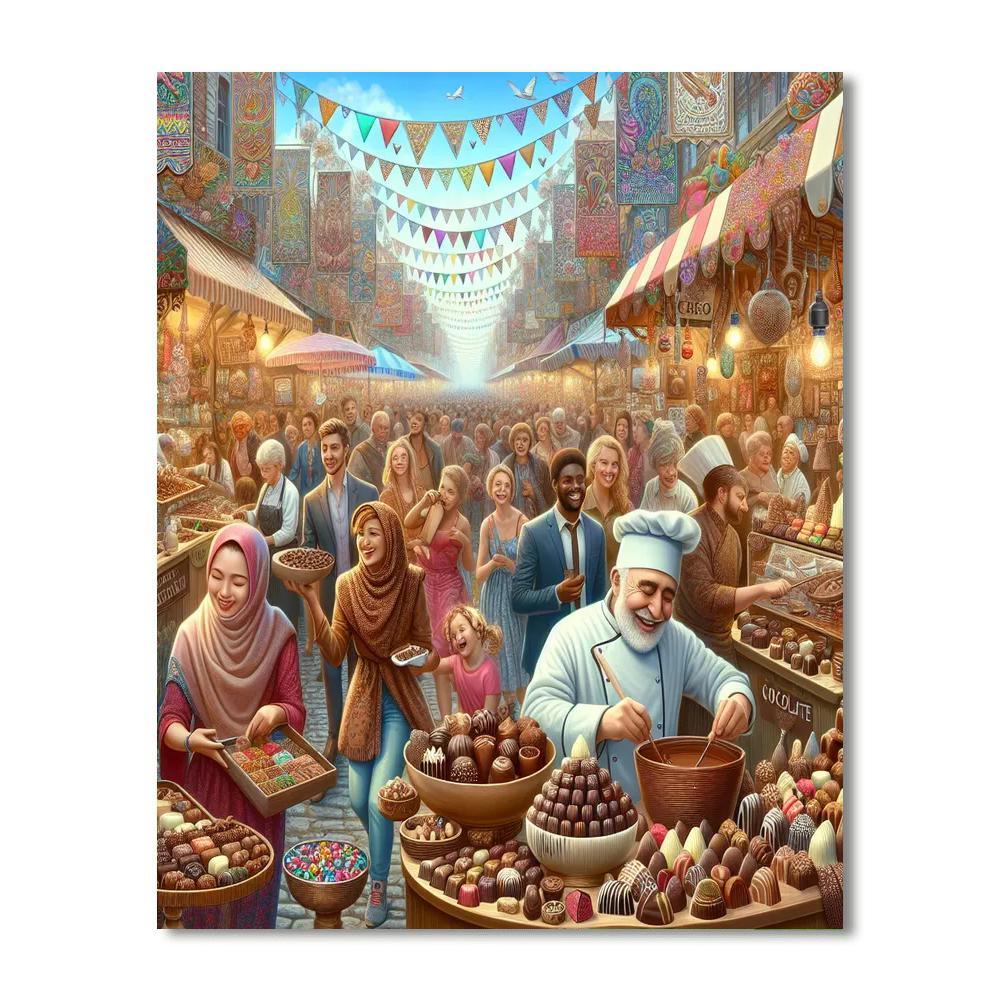 World Chocolate Day - International Paint By Color