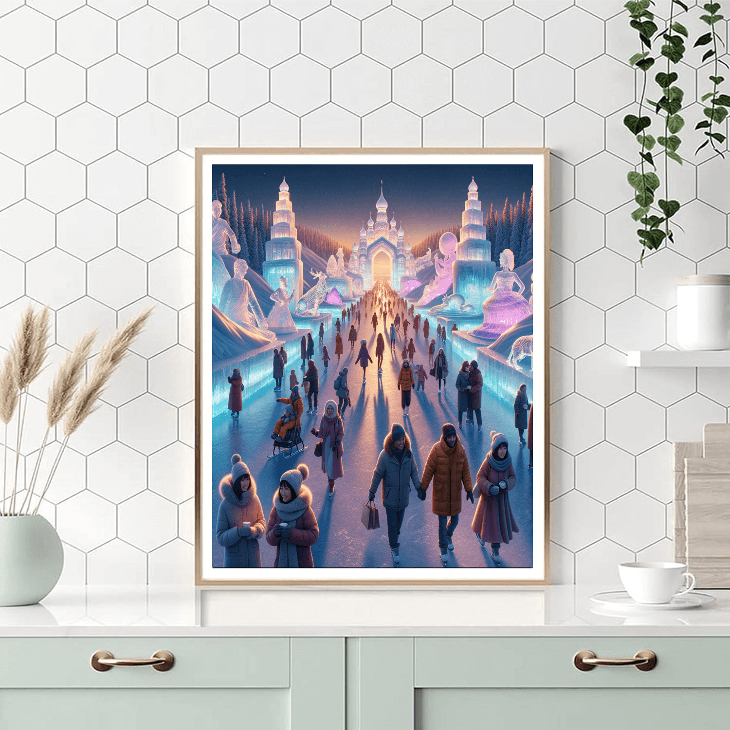 The Harbin International Ice And Snow Sculpture Festival - China Paint By Number