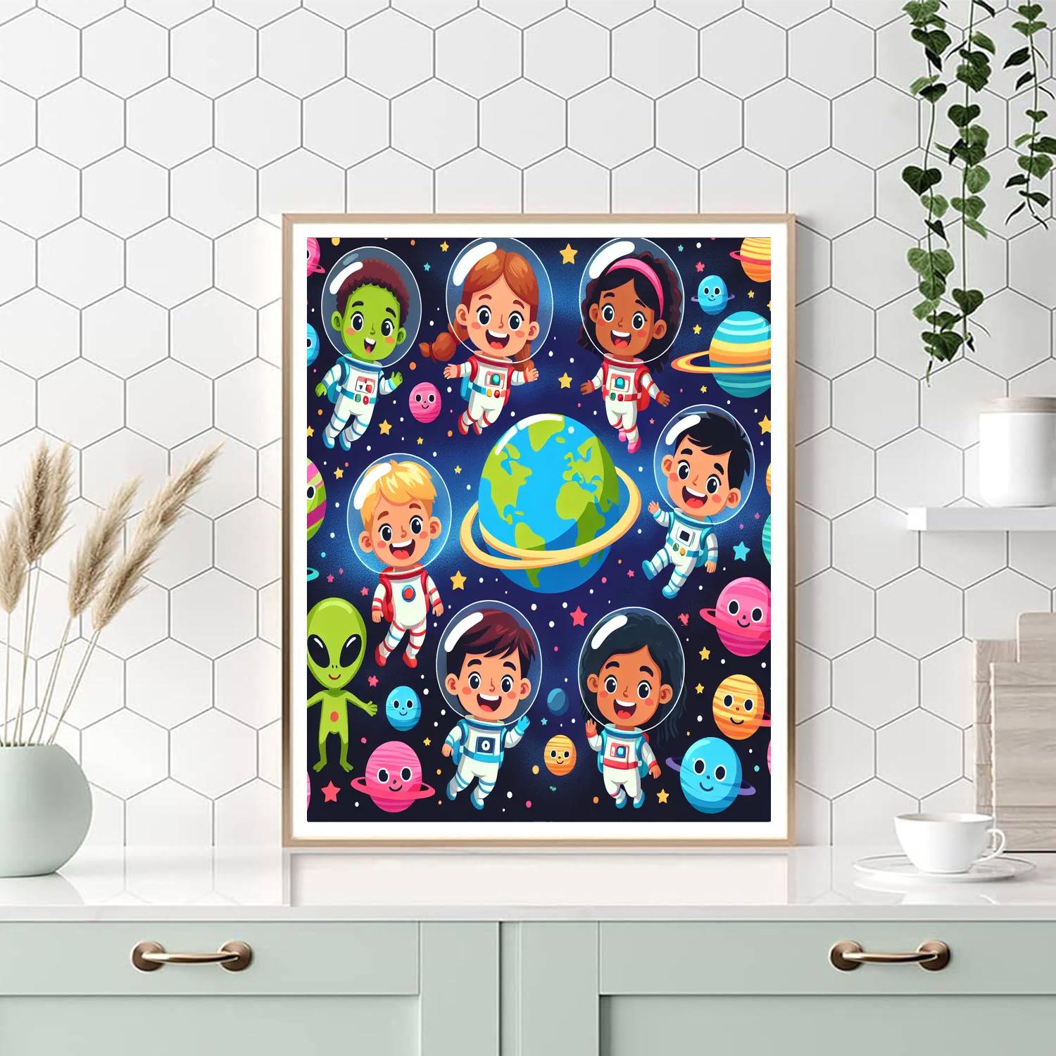 Space Adventures Await Paint By Numbers Kits