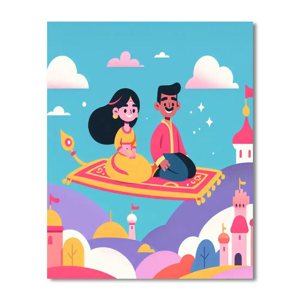 Magic Carpet Adventure Paint By Number