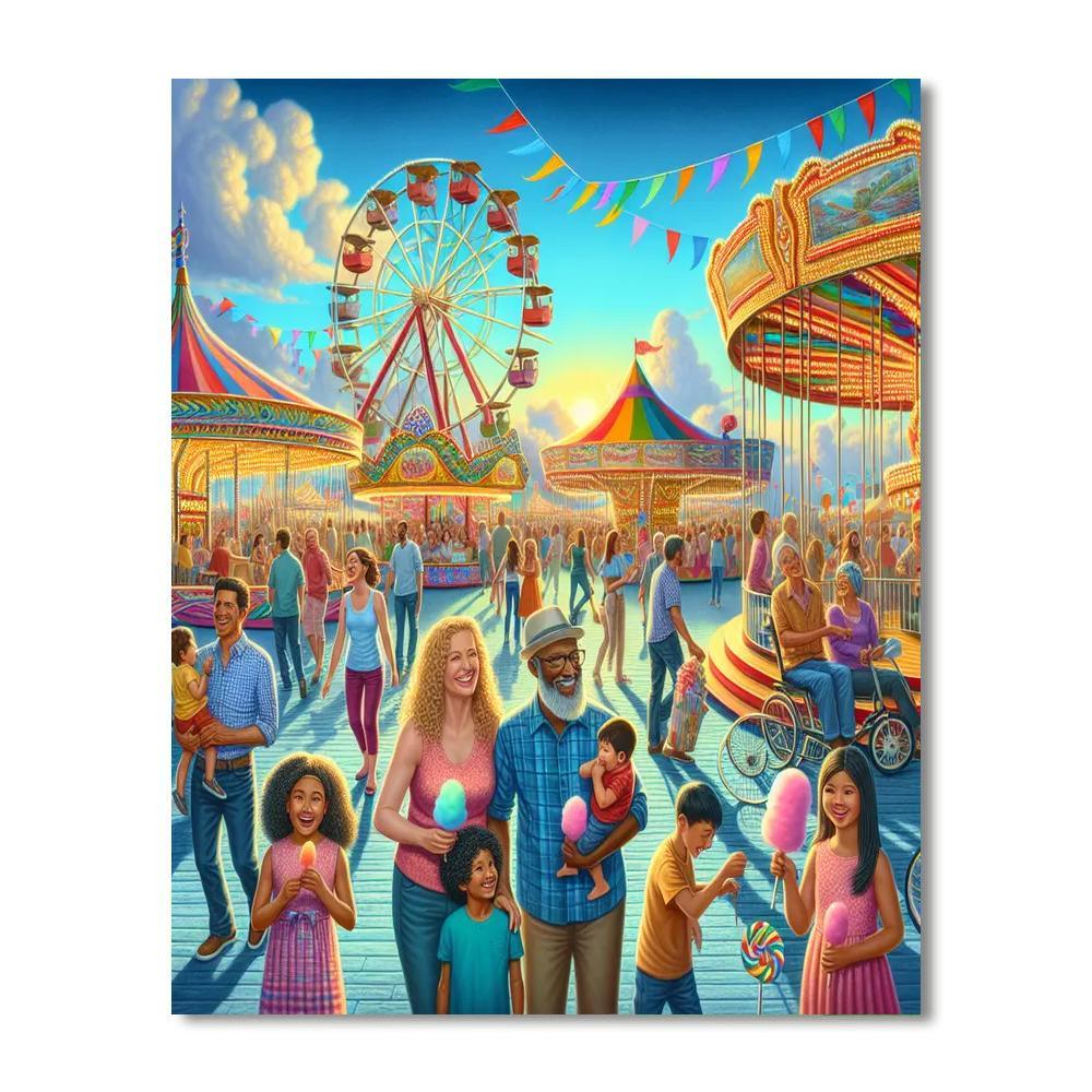 Lively Spring Carnival Paint By Numbers