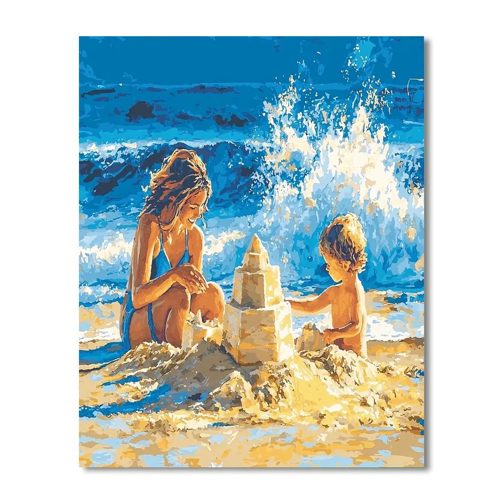 Memories On The Shore DIY Paint By Numbers