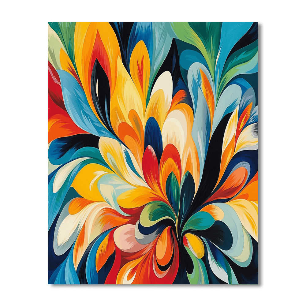 Georgia O'Keeffe Inspired Kaleidoscope Animal Patterns  Paint By Number